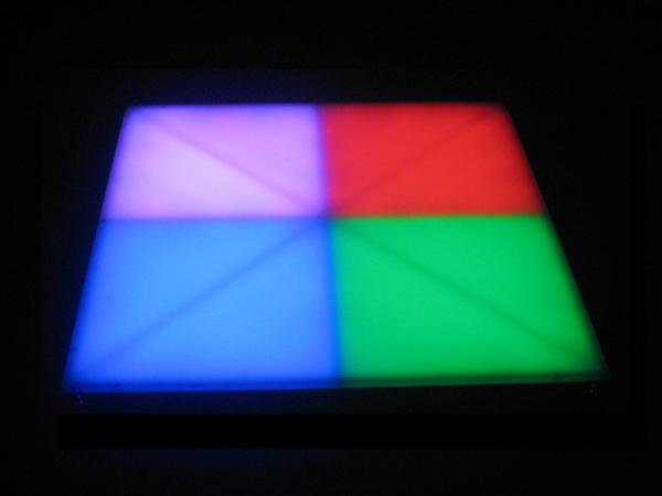 Night Club Rgb Color Changing Led Dancing Floor High Brightness 100 * 100 * 15 cm