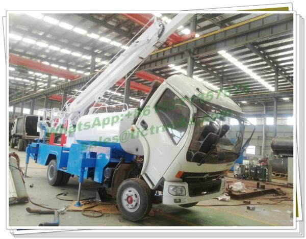 Truck Mounted 16m Aerial Work Platforms woith Water tanker High Performance Whtsp:+8615271357675
