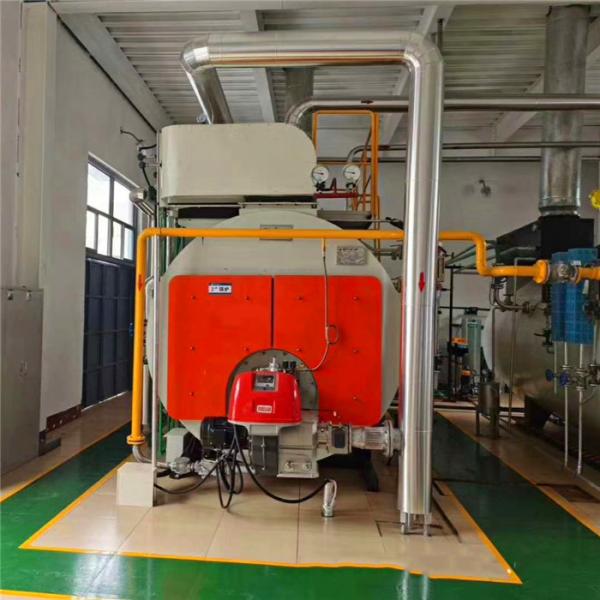 2t/h 150hp low Cost Wns Horizontal Oil Gas Fuel Condensing steam boiler  for milk pasteurization