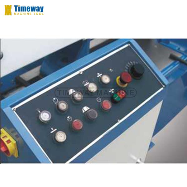 0.75kw Hydraulic Motor Semi Automatic Double Column Band Sawer for Precision Cutting