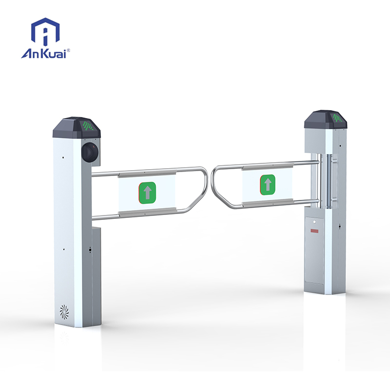Stainless Steel Supermarket Swing Turnstile Security Gate for Automatic Customer Entrance Control