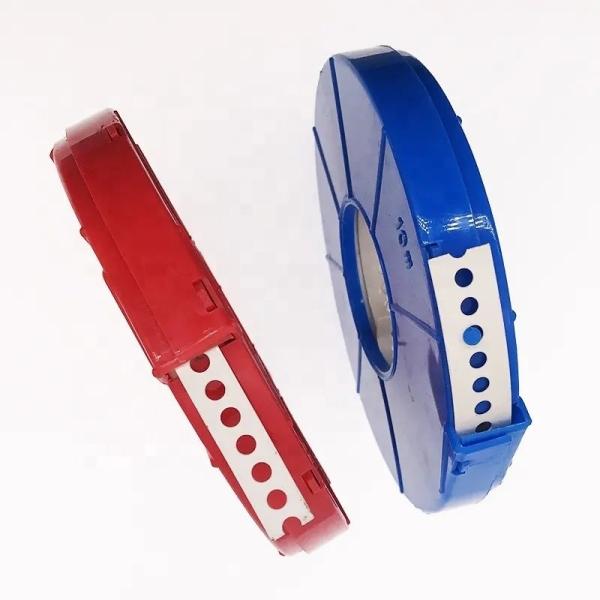 Wire Mounting Solution 100% QC Passed White Metal Rounded Perforated Banding Strip for Wire Bundling