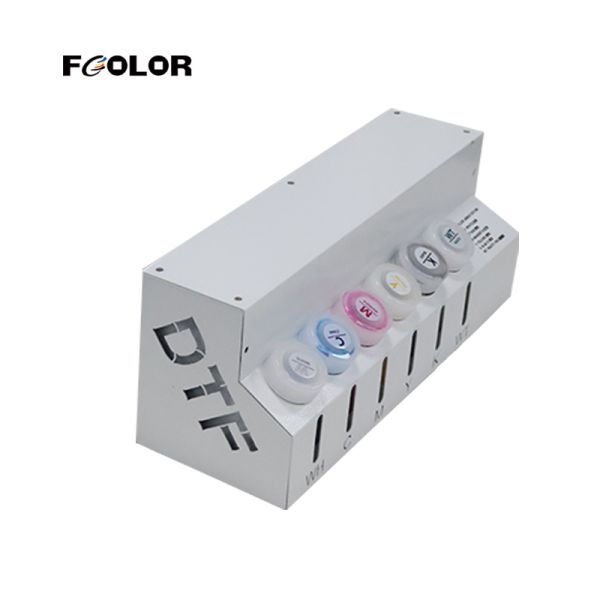 Fcolor New DIY White Ink Circulation System DTF CISS for Epson L1800 1390 L805 Ciss Ink tank Kit Dtf
