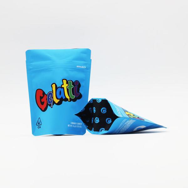 УЛЬТРАФИОЛЕТОВЫЙ поверхностный ЛЮБИМЕЦ SGS стоит вверх сумки мешка молнии для конфеты плода камедеобразной