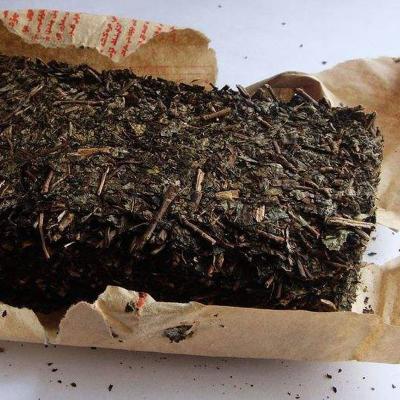 Tijolo tradicional do chá escuro de Anhua, armazenamento seco fresco do chá chinês da perda de peso