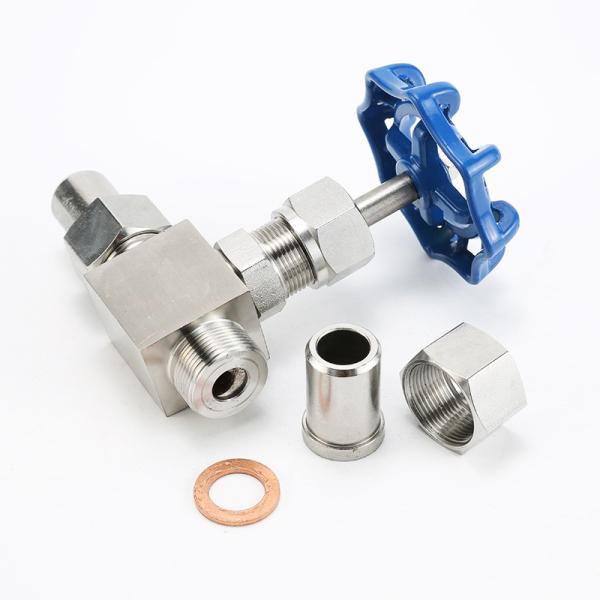 Pn160 304 Сварный игольный клапан из нержавеющей стали J23W Высокое давление