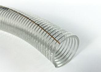 Flexible Clear PVC Spring Spiral Steel Wire Reinforced Water Fuel Suction Discharge Hose