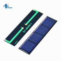 painel solar cristalino poli solar 228MA atual curto de painel ZW-10025-2V da mini cola Epoxy de 2V 0.33W