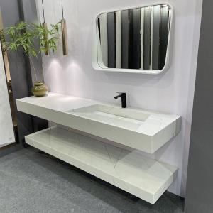 Washbasin New Italian Design White Color Sanitary Ware Bathroom Double Wash