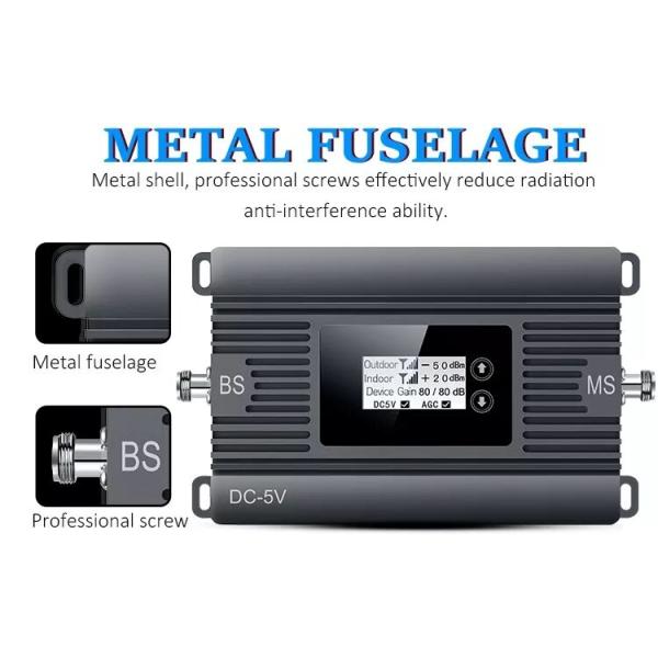 ATNJ 2G 4G 1800MHz Mobile Signal Booster 80dB High Gain For Large Coverage