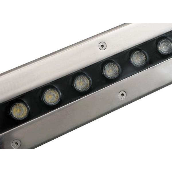 LED Underwater Buried Lamp Stainless Steel Striplights Recessed Step Lamp Outdoor Underwater Linear Lamp