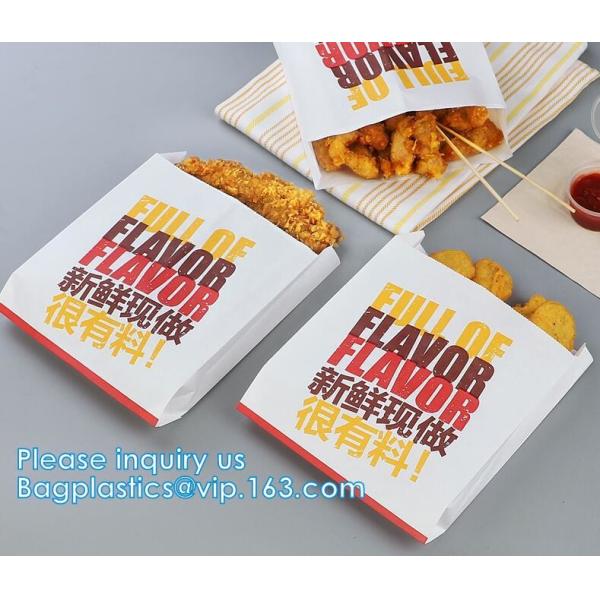 snack paper bag, snack bag, deli bag, deli paper bag, deli wrap bag, wrapping paper bag,fast food lunch bag, hot dog bag