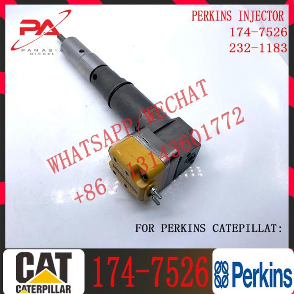 Acessórios da escavadeira do injetor de combustível do motor diesel Peças do motor diesel 1747526 174-7526 para C-A-Terpillar C-A-T 3412E 651E 657