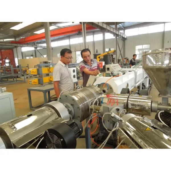 HDPE Pipe Extrusion Line with Single-screw and Vacuum Calibration for Dia20-2200mm Plastic Pipe Making