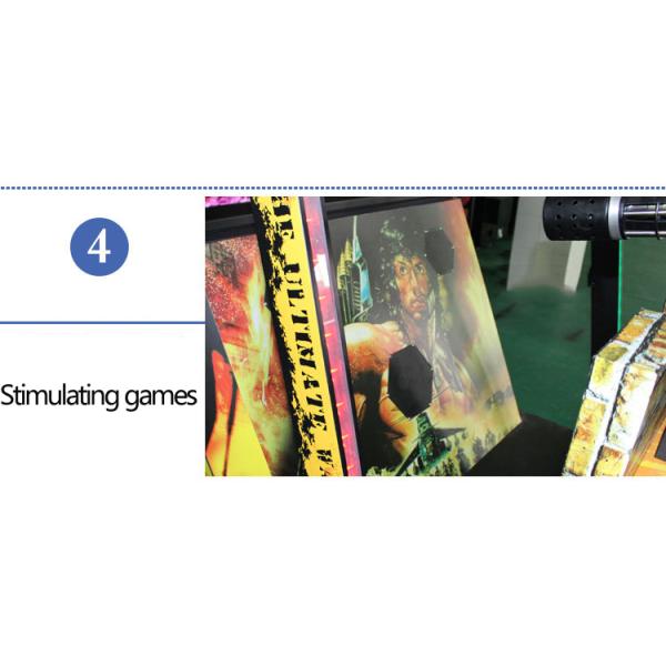 42 Inches 1-2 Players Shooting Game Machine For Theme Park / Shopping Mall