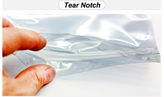 Zipper Closure Aluminum Foil Bags For Food Preservation
