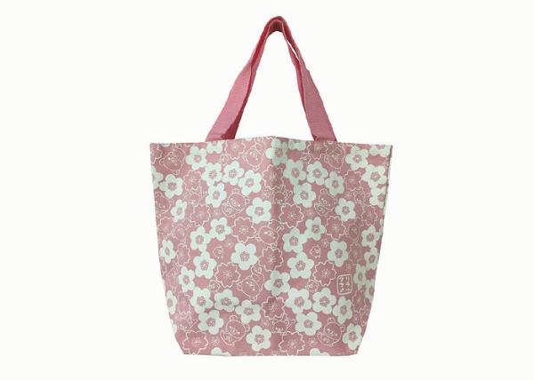 Recycled 600D Poly Tote Bags Full Printed With PP Webbing Handles