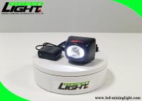 Grampo de aço inoxidável da lâmpada de 8000 Lux High Beam Cordless Cap para a iluminação da segurança subterrânea