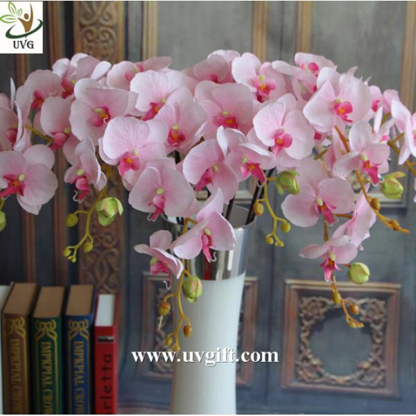UVG Colorful artificial flower wholesale with plastic orchid for wedding table decoration