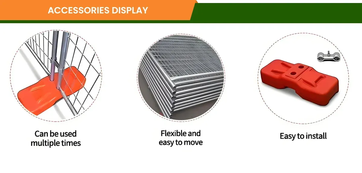 Professional Portable Temp Fence for Australian Construction and Excavation