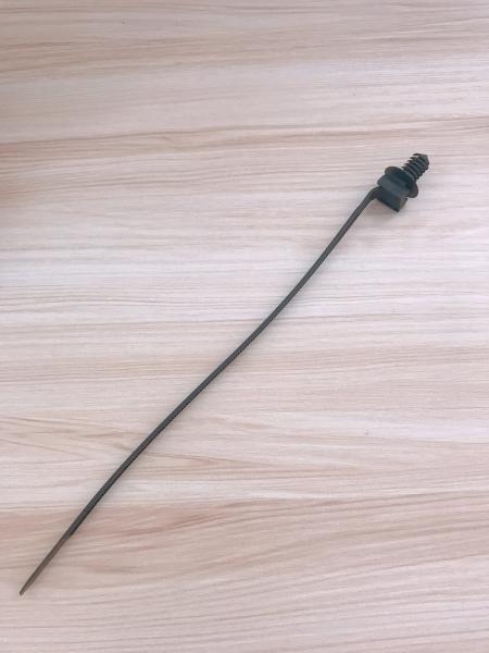 Customized Plastic Automotive Cable Ties Outside Serrated Type Easy Application