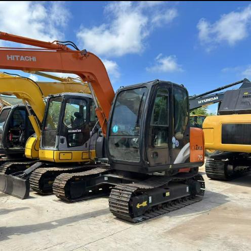 Excavatrice d'occasion HITACHI ZX70 d'origine japonaise de haute qualité - Rentable - Faibles heures de travail