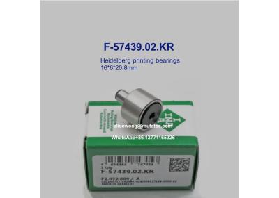 F-57439.02.KR F-57439 02 rolamentos da máquina de impressão rolamentos de seguimento de camas 16*6*20,8mm