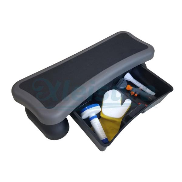 Коммерчески погодостойкие шаги спа джакузи с ящиком хранения легко очищают