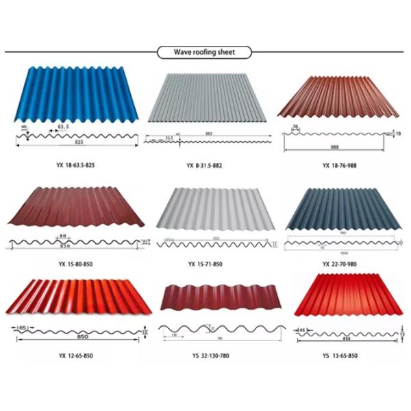 2205 304 Stainless Steel Corrugated Sheet Plate Roof 1500mm