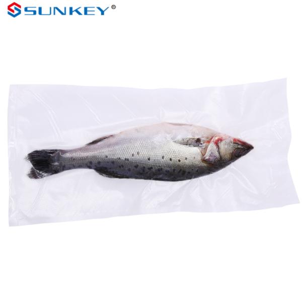 10in Vegetables Fruit Fresh Meat Packaging Transparent Vacuum Sealed Plastic Bags