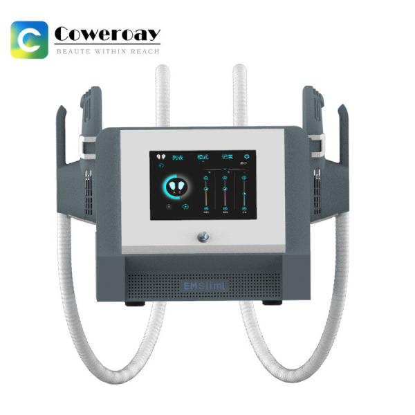 110V-220V EMS Muscle Stimulator Machine  , 2 Handles EMS Machine For Weight Loss