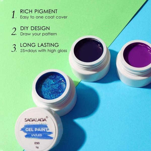 Pour le vernis à ongles sans essuie-glaces, la peinture à haute pigmentation