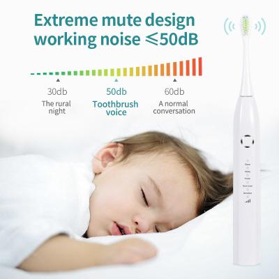 Multifunctional 1200mAh Travel Electric Toothbrush Intelligent Portable