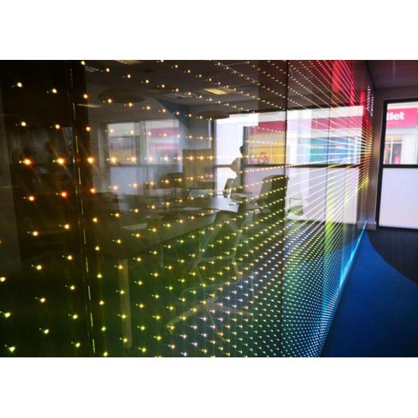 P6.25mm Outdoor Transparent LED Display Iron Cabinet High Brightness