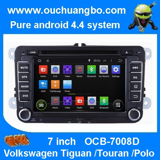 Ouchuangbo Auto Radio BT RDS GPS System for Volkswagen Tiguan /Touran /Polo Android 4.4 3G