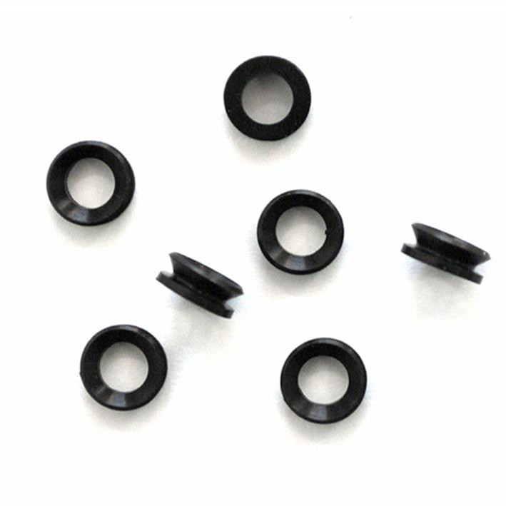 Черноты Grommets IATF16949 HNBR FVMQ качество еды набивкой резиновой резиновое