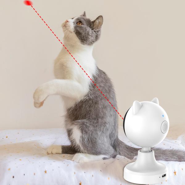 Laser Cat Toy Pet Christmas Gift ABS Kitten Charging Automatic Function