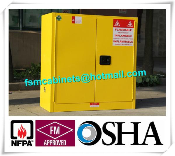 Fireproof Hazardous Industrial Safety Cabinets For Flammable And Combustible Liquids