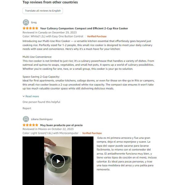 Компактный размер Легко усилить Чистая технология Fuzzy Logic для идеально приготовленного риса каждый раз