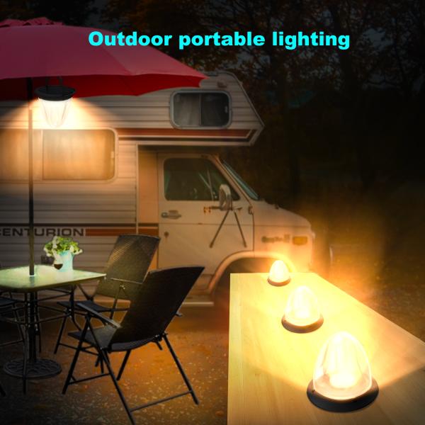 500lm 2200mAh Portable LED Solar Light Outdoor 3000K 11hrs Working