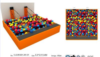 30M2 China Manufacture Trampoline Park/ Cushion Sponge Foam Cube Pit for Large Indoor Jumping Bed