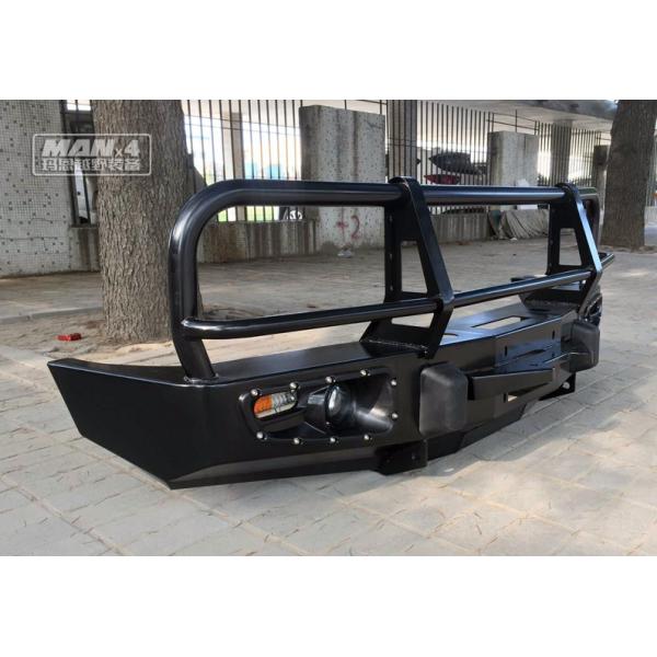 LC80 Rear 80 Series Land Cruiser Winch Bull Bar With Fuel Tank And Spare Tyre Bracket