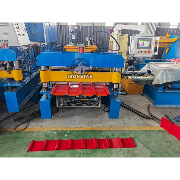 “Automatic 840 Roof Panel Cold Roll Forming Machine For Galvanized Steel & Color Coil 840 IBR Metal Roof Panel Roll Forming Machine Construction Material Making Machinery ”
