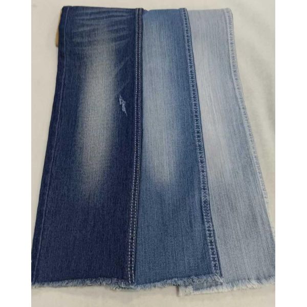 8.1 oz  Dark indigo with full width 180cm /12+12*21/40+21/70 Denim fabric JSD3351 for men jeans