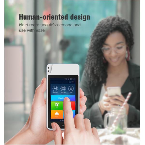 4 терминал POS дисплея EMV дюйма, Handheld терминального андроида оплаты EMV умное портативное