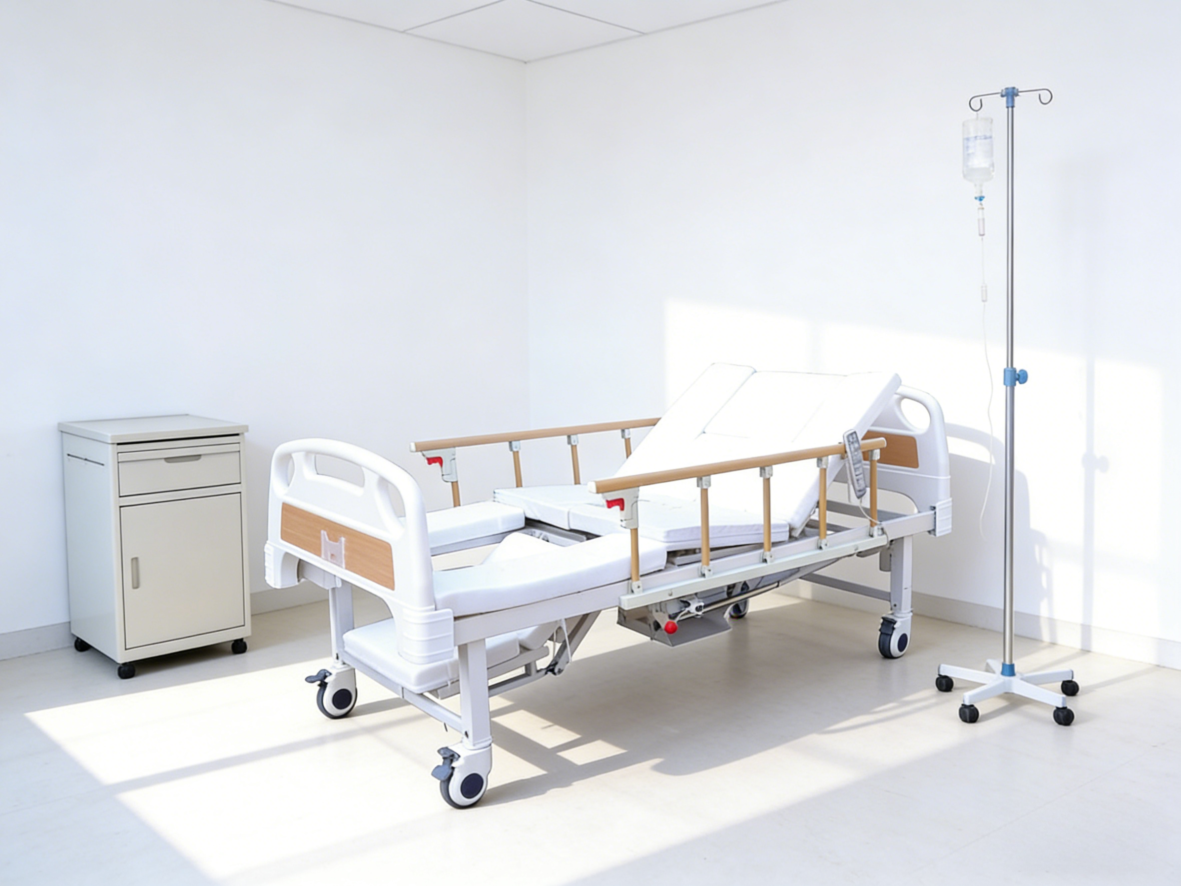 Wide-Body Electric Turning Care Bed with Low Height & Mid-Curve Adjustment - F1