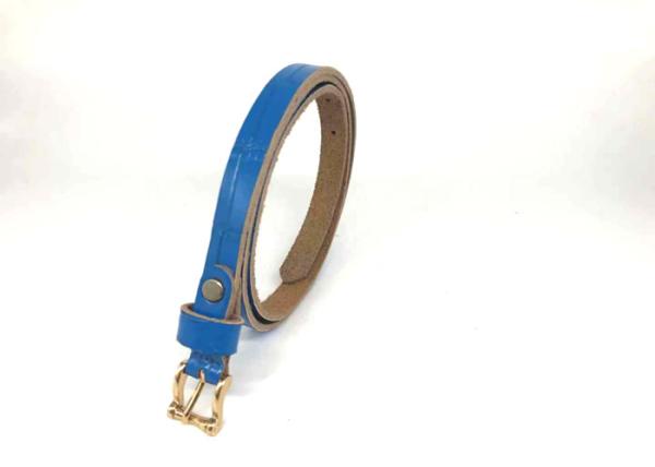 1.5cm Wide Alloy Buckle Women's Fashion Leather Belts
