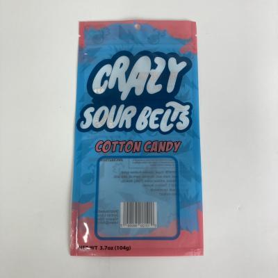Digital Print Three Side Seal Bags Cotton Candy  Packaging Bags With Window