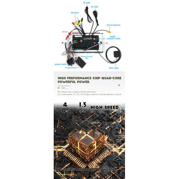 Écran IPS de 7 pouces Pour voiture Android Stéréo Multimédia CarPlay Pour Benz Smart 2005-2010