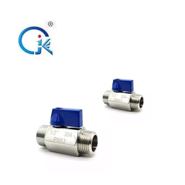 OEM de aço inoxidável Mini Male Female Ball Valve da válvula de ângulo 316